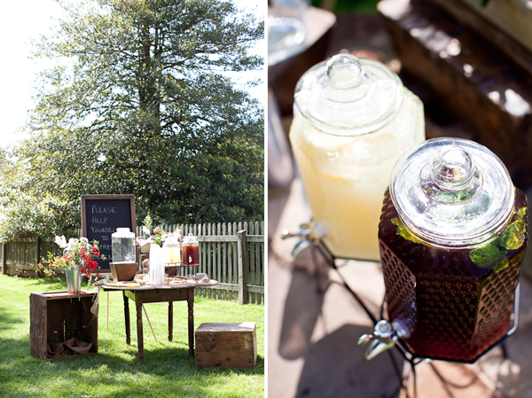 Lemonade & Tea Refreshments by Jamie D Photography