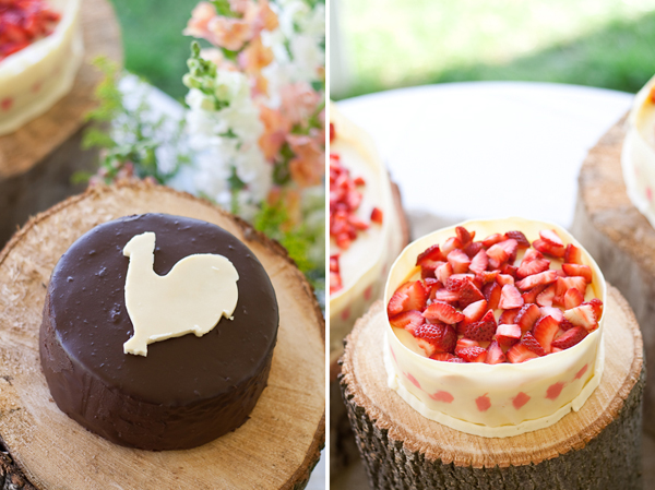 Cake & Strawberries by Jamie D Photography