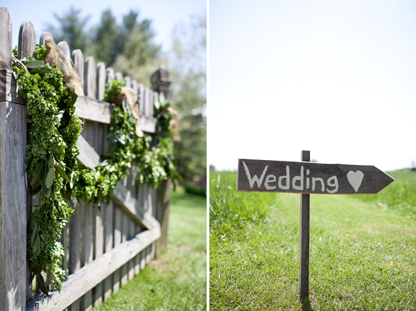 Wooden Wedding Sign by Jamie D Photography