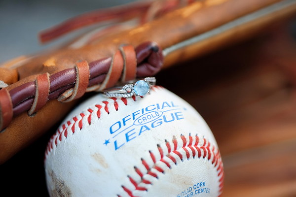Camden Yards Engagement by Heather Bee Photography