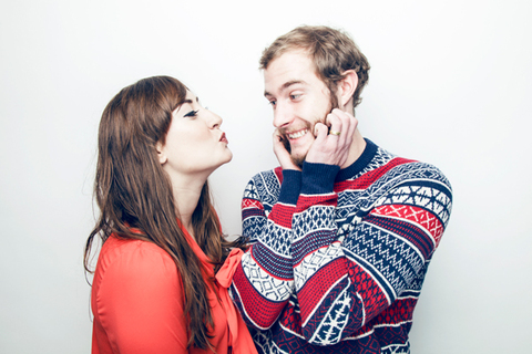 Holiday Photobooth Couple Shoot by Sean Scheidt