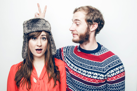 Holiday Photobooth Couple Shoot by Sean Scheidt