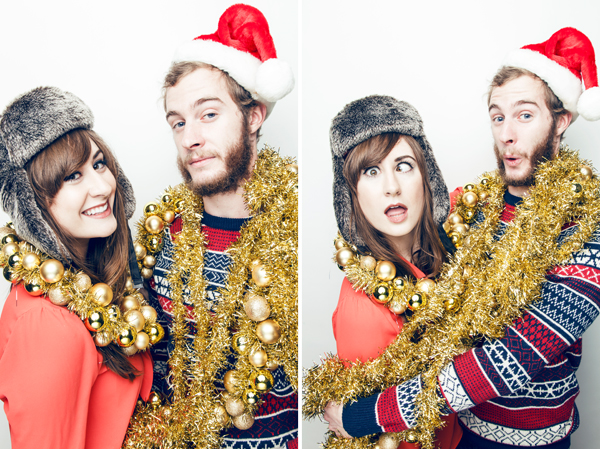 Holiday Photobooth Couple Shoot by Sean Scheidt