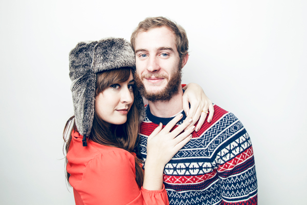 Holiday Photobooth Couple Shoot by Sean Scheidt