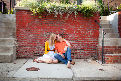Federal Hill Engagement by Liz & Ryan