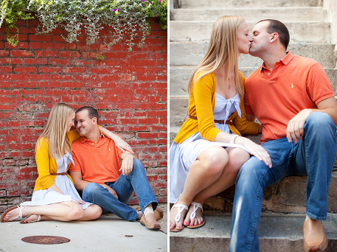 Federal Hill Engagement by Liz & Ryan