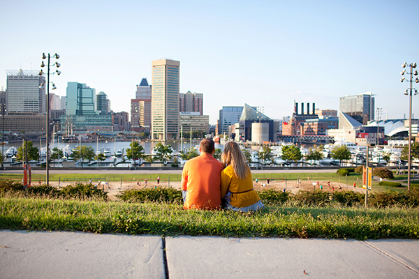 Federal Hill Engagement by Liz & Ryan