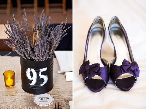 Baltimore Ravens & Purple Wedding Details by tPoz Photography