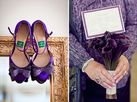 Baltimore Ravens & Purple Wedding Details by tPoz Photography