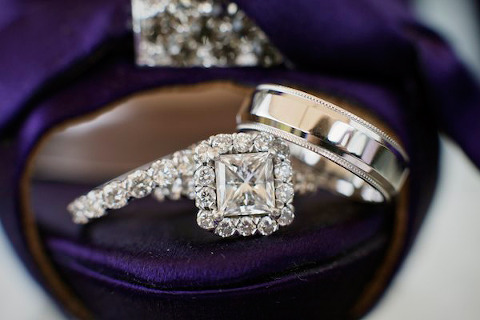 Baltimore Ravens & Purple Wedding Details by Readyluck Photographers