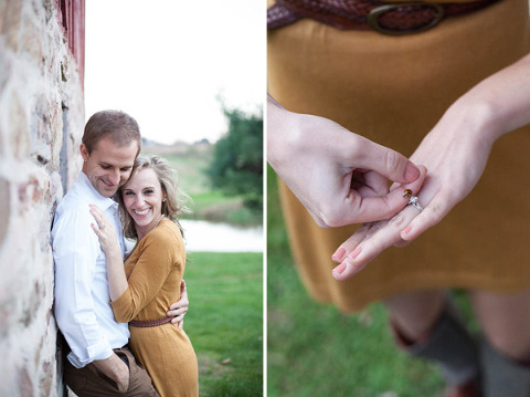 Forge Hill Orchard Engagement by Mary Neumann Photography