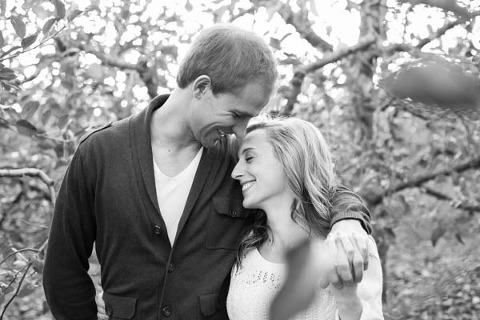 Forge Hill Orchard Engagement by Mary Neumann Photography