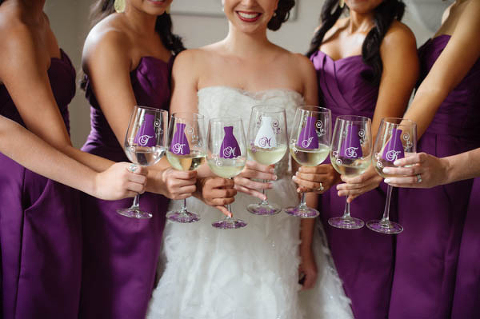 Baltimore Ravens & Purple Wedding Details by Marcella Treybig Photography