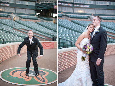 Camden Yards Wedding by Amanda McMahon Photography