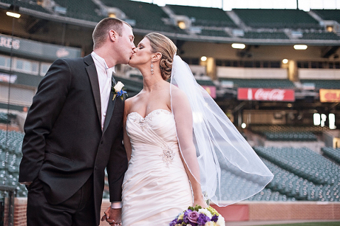 Camden Yards Wedding by Amanda McMahon Photography