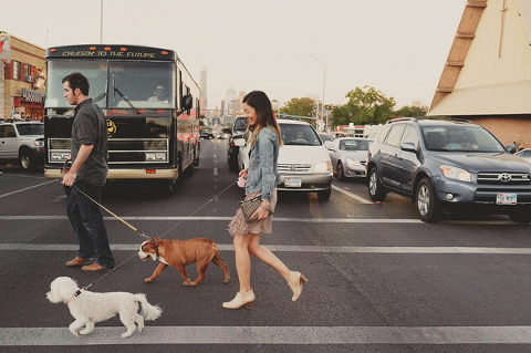 City Engagement by Nessa K Photography