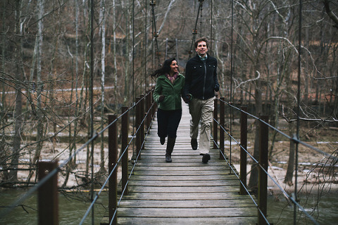Patapsco Valley State Park Engagement by Val & Sarah