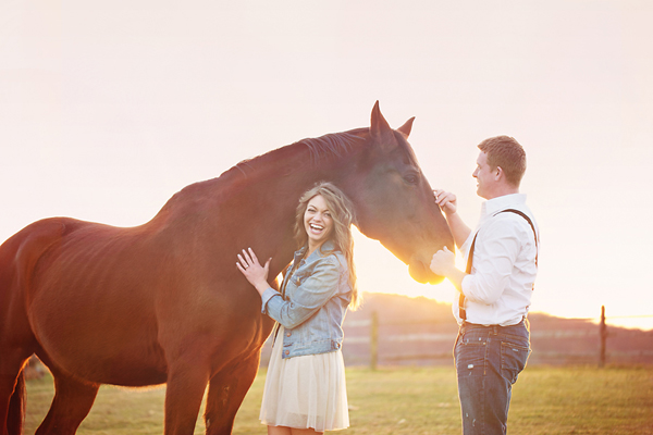 Quiet Creek Farm Engagement by Abby Caldwell Photography