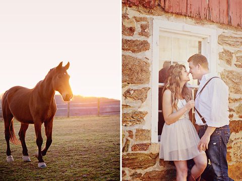 Quiet Creek Farm Engagement by Abby Caldwell Photography