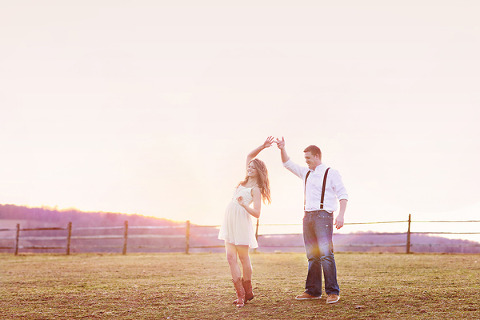 Quiet Creek Farm Engagement by Abby Caldwell Photography