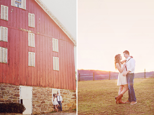 Quiet Creek Farm Engagement by Abby Caldwell Photography