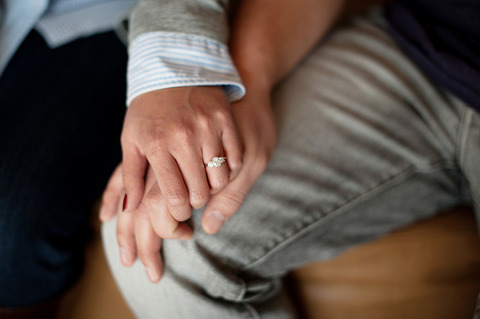 Fairfax City Engagement by Kirsten Marie Photography