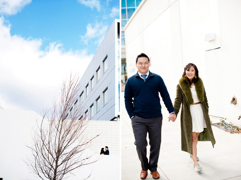 Fairfax City Engagement by Kirsten Marie Photography