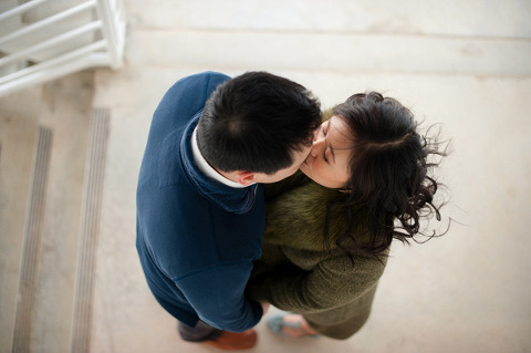 Fairfax City Engagement by Kirsten Marie Photography