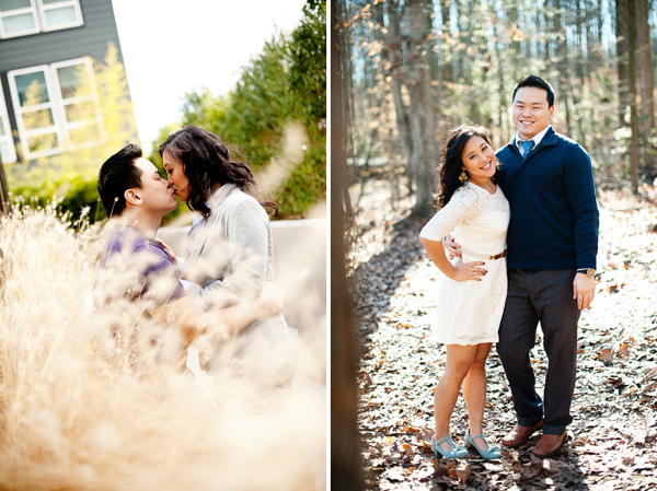 Fairfax City Engagement by Kirsten Marie Photography