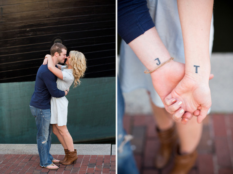 Inner Harbor Engagement by Photography by Brea