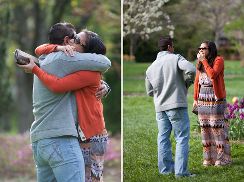 Sherwood Gardens Proposal by Liz & Ryan