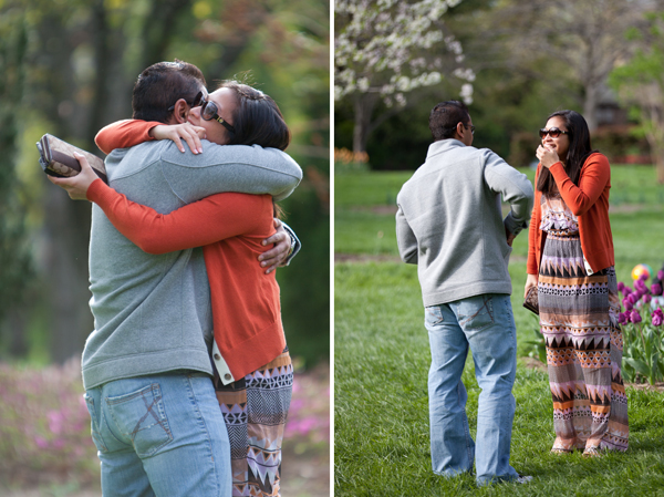 Sherwood Gardens Proposal by Liz & Ryan