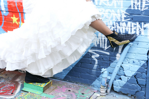 Graffiti Alley Wedding Shoot by Melissa Waller Photography
