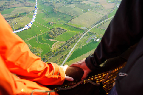 Westminster Hot Air Balloon Engagement by Amber Wilkie