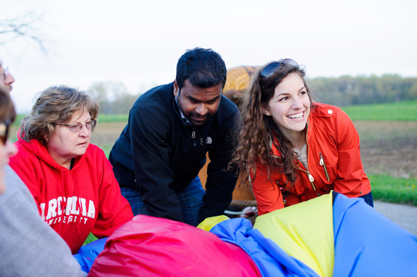 Westminster Hot Air Balloon Engagement by Amber Wilkie