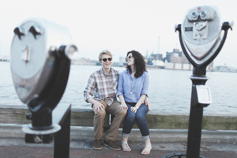 Fells Point Engagement by Luke Eshleman Photography