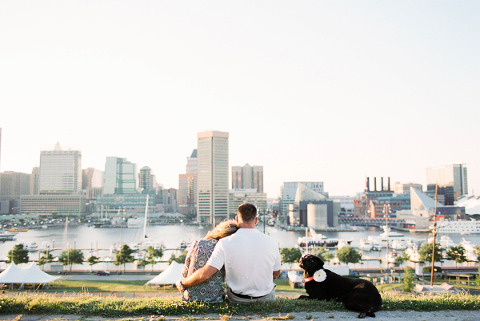 Federal Hill Engagement by Meghan Boyer Photography