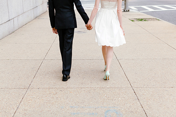 Enoch Pratt Library Wedding by Theresa Choi Photography