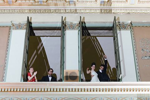 Enoch Pratt Library Wedding by Theresa Choi Photography