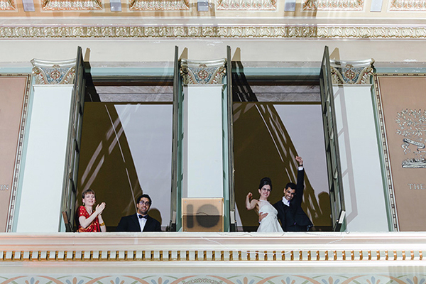 Enoch Pratt Library Wedding by Theresa Choi Photography