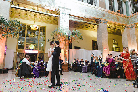 Enoch Pratt Library Wedding by Theresa Choi Photography