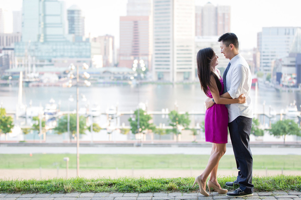Federal Hill Engagement by Taeck Jang Photography