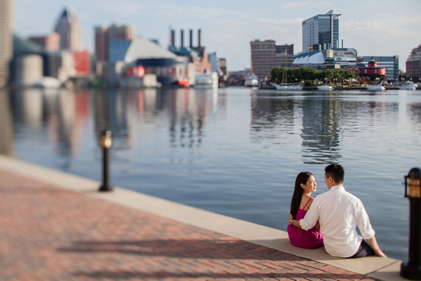 Federal Hill Engagement by Taeck Jang Photography