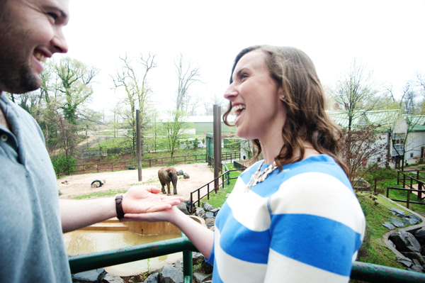 Baltimore Zoo Engagement by Laura Black Photography