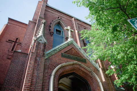 Baltimore Museum of Industry Wedding by Marcella Treybig