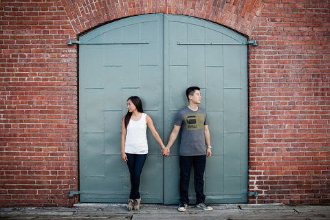 Fells Point Engagement by Taeck Jang Photography