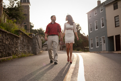 Ellicott City Engagement by J Fannon Photography