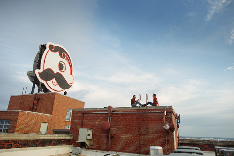 Natty Boh Tower Engagement by Marcella Treybig