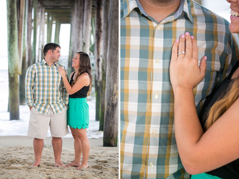 Ocean City Engagement by Dana Cubbage Weddings