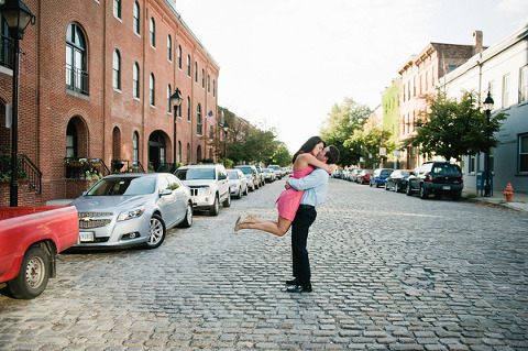 Federal Hill Engagement by Erin Wheeler Photography